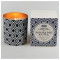 Blue Decal Saffron-Myrrh Candle